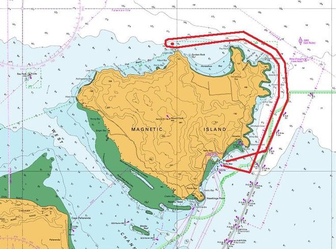 Magnetic Island Race Week 2014, Course Map 12 © SeaLink Magnetic Island Race Week Media SMIRW